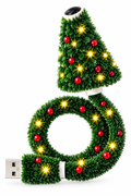 USB Christmas Tree Projector Light product photo on white background